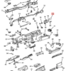 Corvette C4 Innenraum Armaturenbrett Sicherungskasten Tür & Knopfstift 14047597