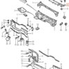Ford Sierra Cosworth Windschutzscheibenverkleidung Corner End Scuttle links oder rechts schwarz 83BG A02217 CA / 83BG A02217 DA