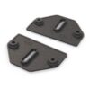 Mitsubishi 3000GT Rear Quarter Panel Trim Seat Latch Cover Set Of 2 Black MB766591