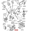 Listwa tempomatu Mitsubishi 3000GT RHD czarna MB832083