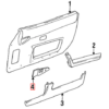 Porsche 944 968 Bisel del interruptor de la ventana de la puerta izquierda o derecha negro 94455527100 / 94455527201