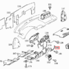 R170 Osłona pod kolumnę kierownicy Wszystkie kolory A1706830326