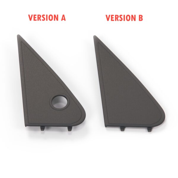 W123 Triangle Mirror Covers Left Or Right Two Versions Black A1237250711 / A1237250811 | A1237250311 / A1237250411