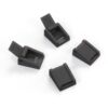 Fiat 500 Reinforced Clips For Convertible Top Straps Set Of 4 Black