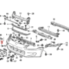Honda S2000 Frontstoßstangen-Abschleppösenabdeckung 71104-S2A-000ZB