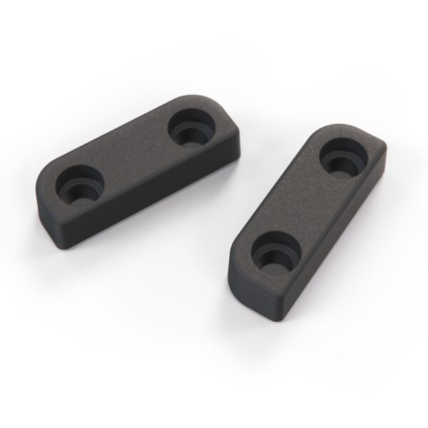 Porsche 924 944 Windshield Glass Stop Frame Mount Support Set Of 2 Black 477845613