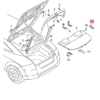 Audi TT MK2 8J Gepäckraumabdeckung C links oder rechts schwarz 8J8898283