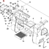 Abrazadera para cable de control de aleta Daewoo Matiz negra 612352