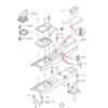 Ford Sierra MK2 Schalthebelverkleidung Schwarz oder Grau 90BB-A13K732-AAW / 1661499