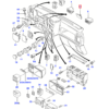 Ford Sierra MK2 Saphir Armaturenbrett-Abdeckungsstopfen Schwarz oder Grau 91BG-13K732-AAW / 6678483