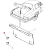 Set di 5 elementi di fissaggio per moquette o rivestimento del cofano del bagagliaio Jaguar XJS, tutti i colori GHE3680AALFD