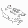 Mercedes W201 Panel boczny deski rozdzielczej Pokrywa odmrażająca LHD lub RHD Czarny A2018301354 / A2018301254