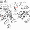 Mercedes W204 Griglia di ventilazione del cruscotto sinistra e destra tutti i colori JC1257678