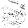 Range Rover Classic Copertura Fusibili Telaio Adesivo Decalcomania BTR1314