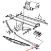 Saab 900 Frontwischerarmabdeckung 2er-Set Schwarz 9553306