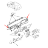 Vauxhall Opel Frontera MK1 Seitenverkleidung für Armaturenbrett, links oder rechts, schwarz, 8944354830