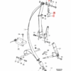 Volvo 480 przedłużacz pasa bezpieczeństwa osłona ramienia lewa lub prawa, czarne siodło lub szare 3450814/3450816 i 3450818 i 3450820