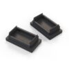 Juego de 2 cubiertas ciegas para consola VW Golf/Jetta/Passat, color negro 321957087A