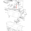 VW Passat Santana Audi 100 5000 Mechanizm składania tylnego siedzenia Pokrętło i wykończenie surround Czarne 435885661 i 331885691