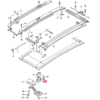 VW Passat Santana Beetle Bus Type 3 Uchwyt szyberdachu Rozeta czarna lub biała 313877465