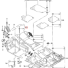 VW Touareg / Porsche Cayenne 955 / Audi Q7 Cubierta embellecedora del piso LHD o RHD Negro 7L0 864 298