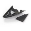 Espejo retrovisor triangular para Audi A4 RS4 B7 Convertible, cubierta de altavoz izquierda o derecha, color negro 8H0 857 505 / 8H0 857 506