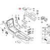 Embellecedor de almacenamiento para cenicero de consola central BMW E36, color negro 51168144795 / 51168398474