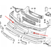 BMW E36 M3 Kühlluftkanalbremse 60mm oder 70mm links oder rechts schwarz 51712233361 / 51712233362