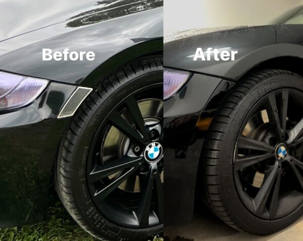 BMW Z4 E85 E86 Seitenverkleidung für Radlauf, 2er-Set, links und rechts, schwarz oder grundiert, 63147162735 / 63147162736