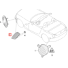 BMW Z4 E85 E86 Seitenverkleidung für Radlauf, 2er-Set, links und rechts, schwarz oder grundiert, 63147162735 / 63147162736