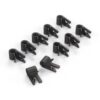 Ford Capri Fuel Line Clips Set da 10 Nero