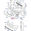 Ford Focus MK1 ST170 Nebelscheinwerferblende Kühlergrillornament grundiert 1211548