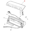 Luce freno di stop di terza posizione montata in alto Jaguar XJS DAC4528