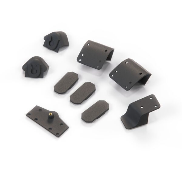 Juego de 9 clips para paneles de puertas interiores Mercedes R129, para puertas izquierda o derecha, color negro