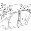 Mercedes W124 W210 W211 W212 W213 W238 Sonnenblende Kosmetikspiegel Heckverkleidung alle Farben A2108100517