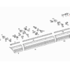 Mercedes W126 Heckeckleiste links oder rechts schwarz oder chrom A1266902580 / A1266902680