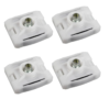 Mercedes W126 Window Sliding Jaw Clip Regulator Retainer Bushing Set Of 4 A1267200142