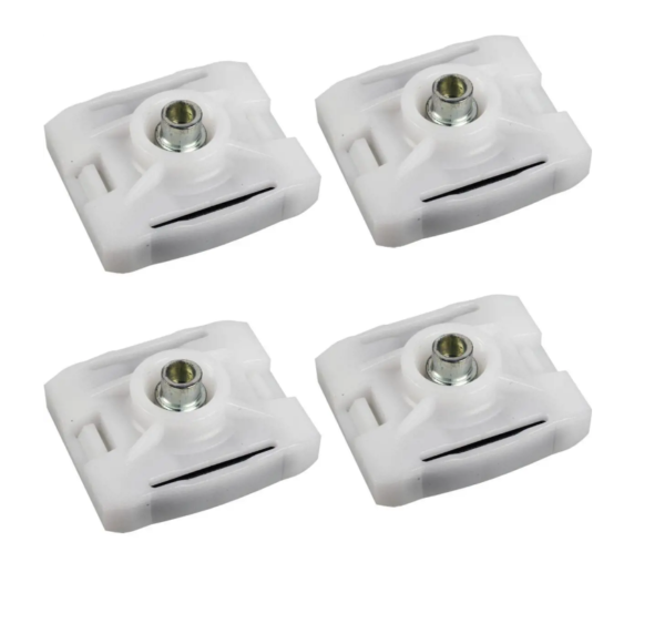 Mercedes W126 Window Sliding Jaw Clip Regulator Retainer Bushing Set Of 4 A1267200142