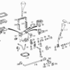 Ramka osłony zmiany biegów Mercedes W140 czarna A1402670188