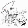 Mercedes W222 Seitenspiegel Dreieck Lautsprecherabdeckung links oder rechts alle Farben A2227200144 / A2227200244