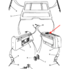 Range Rover Classic Kofferraum-Subwoofer-Lautsprecherabdeckung links oder rechts, alle Farben BTR5788