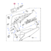 Range Rover P38 Handschuhfachblende schwarz BTR7799