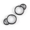 Victory Cross Country Gauge Dash Instrument Bezel Cover Trim Set Of 2 Black Or Primed 5437068-070