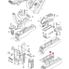 Audi 100 A6 Portabicchieri Telaio Laterale Set di 2 Sinistro e Destro Nero 4A0862533A e 4A0862534A