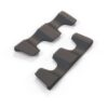 Audi 100 A6 Cup Holder Side Frame Set Of 2 Left And Right Black 4A0862533A & 4A0862534A