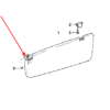 BMW E23 E24 E28 E30 E36 E46 Parasole Staffa di montaggio esterna Set di 2 Tutti i colori 51161965772