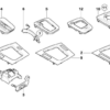 BMW E46 Depositing Box Bottom Panel All Colors 51168211465