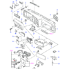 Ford Sierra DD Wentylaror Deski rozdzielczej Lewa lub Prawa Czarna 6151504 / 6151507