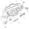 Caja de accesorios para el conductor del Jaguar XJ Todos los colores GND6134AB