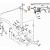 Mercedes W209 Supporto cintura di sicurezza sinistro o destro Tutti i colori A2098680122 / A2098680222